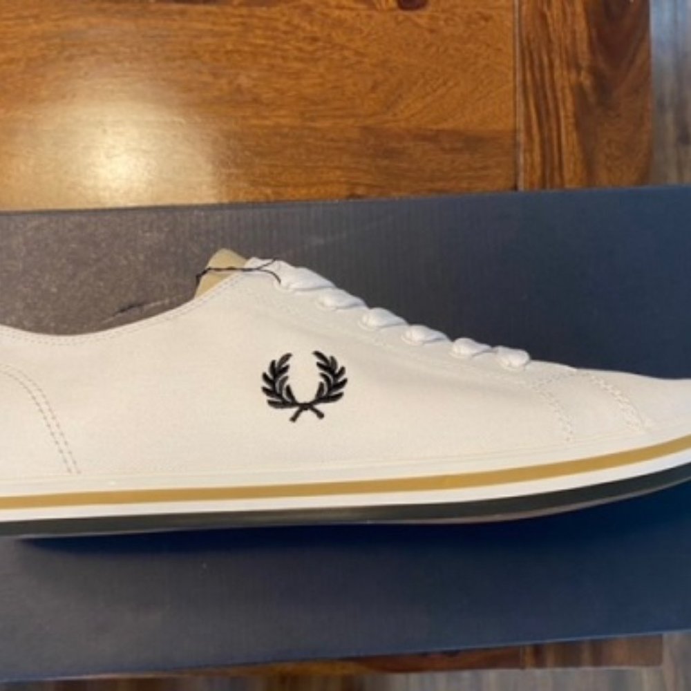 Fred Perry White Kingston Shoes